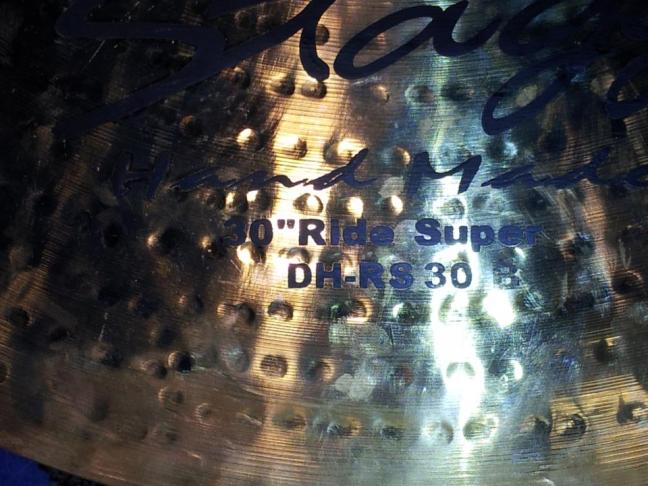 NAMM 2012 30 inch ride cymbal