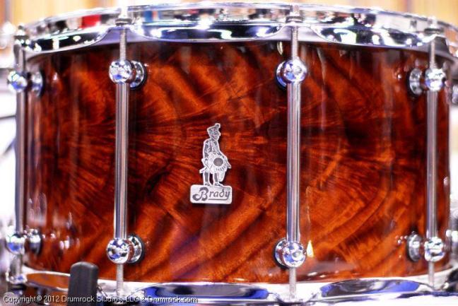 NAMM 2012 Brady stave snare drum