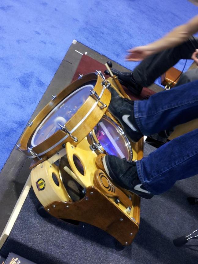 NAMM 2012 Farmer foot drums one man band (02)