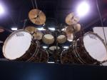 NAMM 2012 Natal (Marshall drums) big gigantic double bass drum with UFIP cymbals
