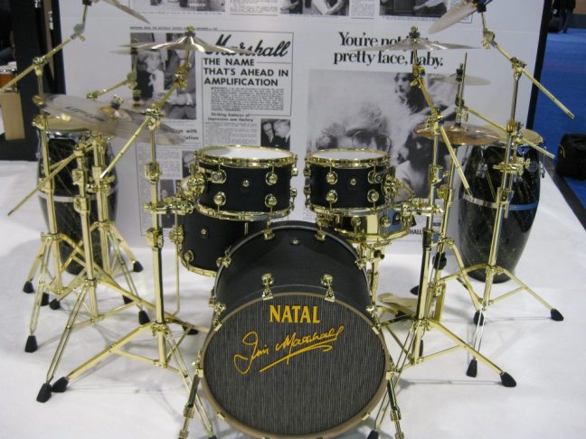 NAMM 2012 Natal drums (Marshall amps drum brand)