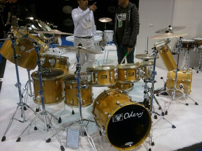 NAMM 2012 Odery drums from Brazil