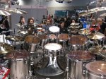 NAMM 2012 Pearl drums Mike Mangini from Dream Theater (02)