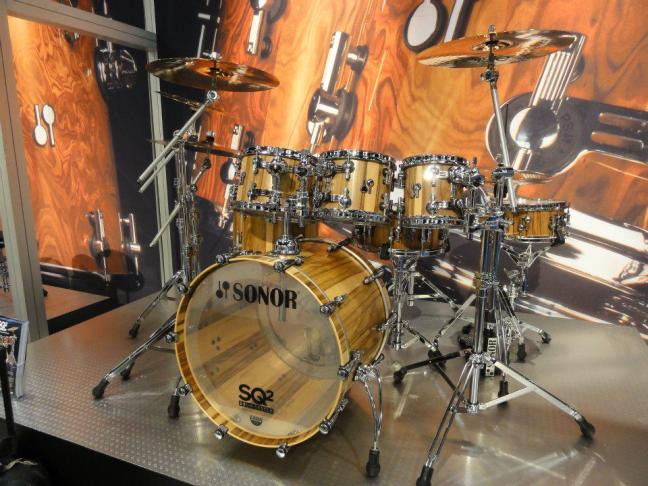 NAMM 2012 Sonor SQ2 drum kit 01