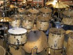 NAMM 2012 TAMA bird eye maple drum kit