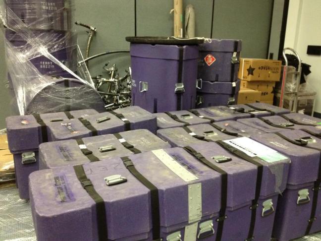 NAMM 2012 Terry Bozzio drum cases