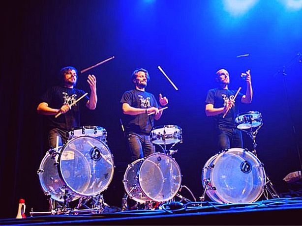 drumcool.com - 2013-02-11 playmobeat drum trio from Germany (stand up comedy)